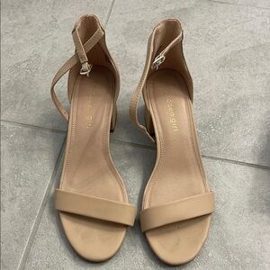 Steve Madden Beige Heeled Sandals